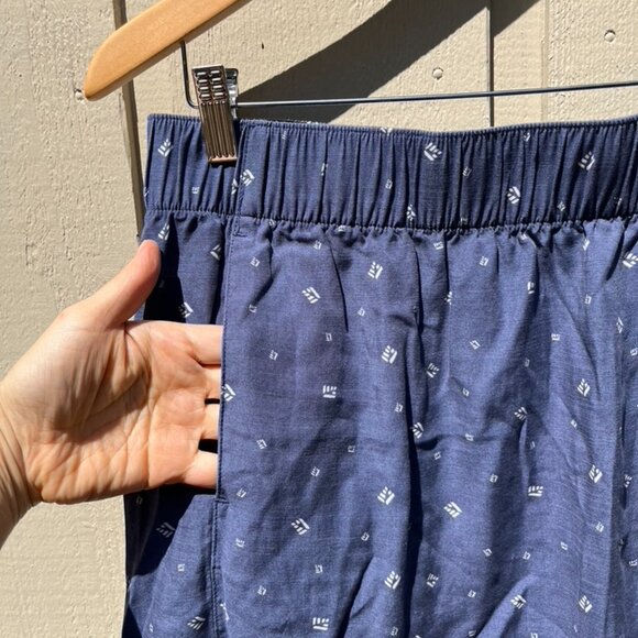 Toad & Co Blue and White Tencel Skirt - Size L - Picture 3 of 9